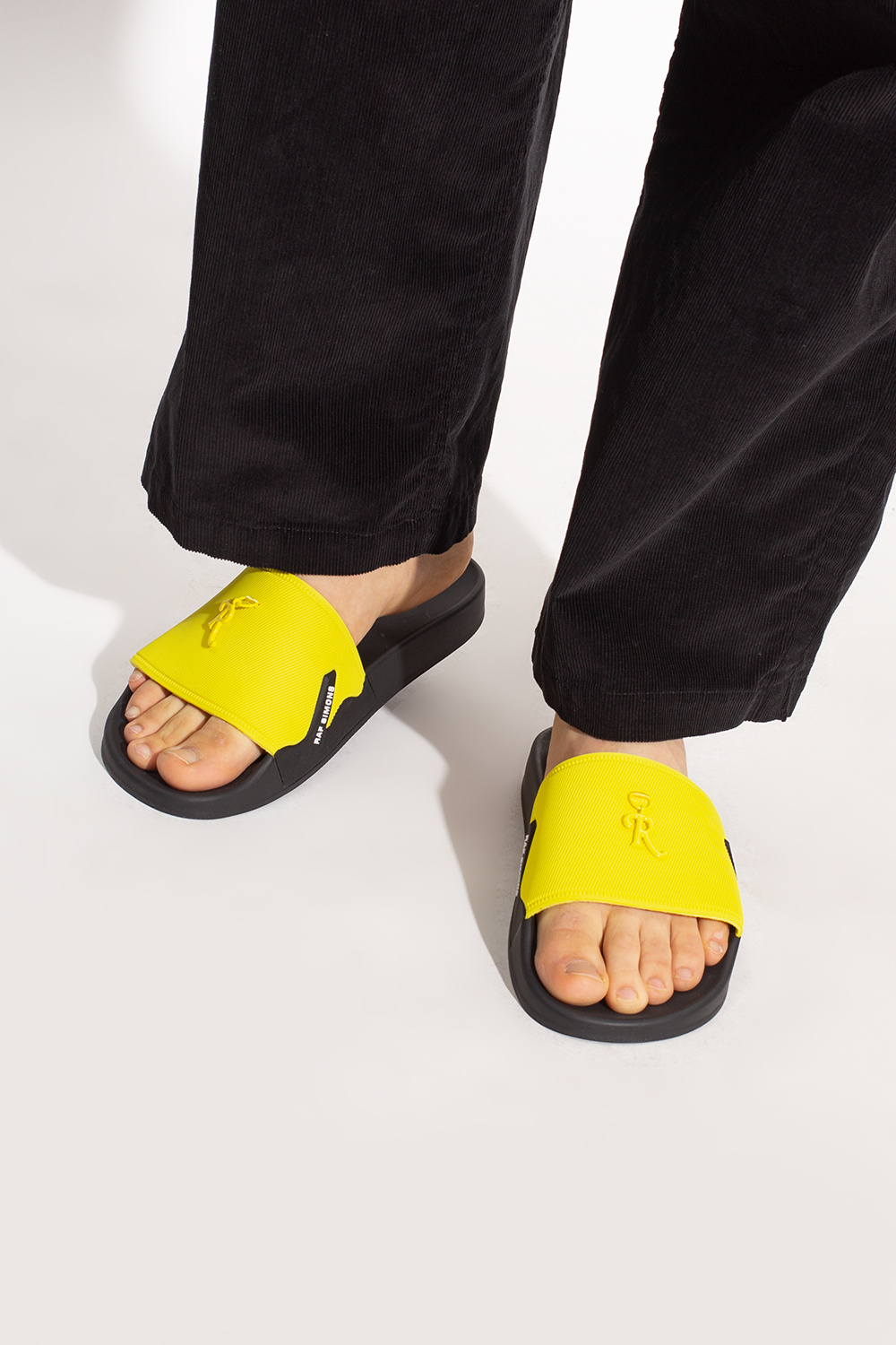 Yellow Astra rubber slides Raf Simons Sandals REIMA Rantaan 569471 6980 SchaferandweinerShops KR